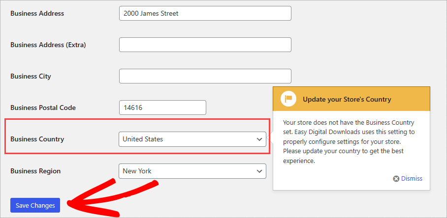 Business country Business country