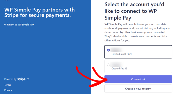 Stripe mit WP Simple Pay verbinden