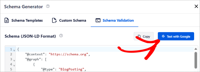 Test with Google Test with Google