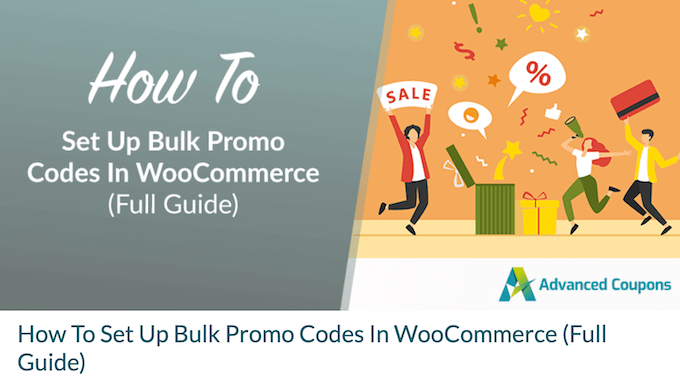 O blog WordPress do Advanced Coupons