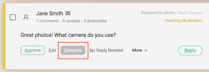Assigning comments to specific users in WordPress Assigning comments to specific users in WordPress
