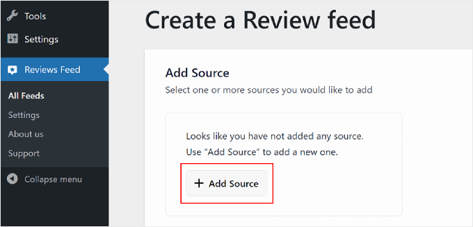 Adding a new review feed source on Reviews Feed Pro plugin Adding a new review feed source on Reviews Feed Pro plugin
