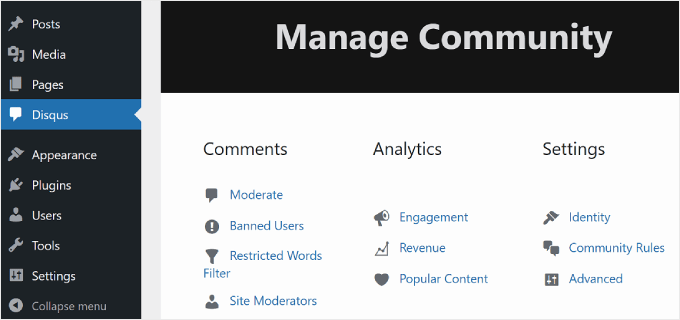 Disqus WordPressプラグインページ