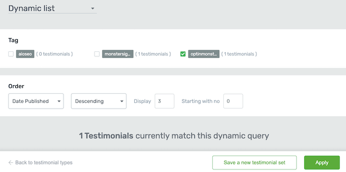 Creating a customer testimonial feed that updates automatically Creating a customer testimonial feed that updates automatically
