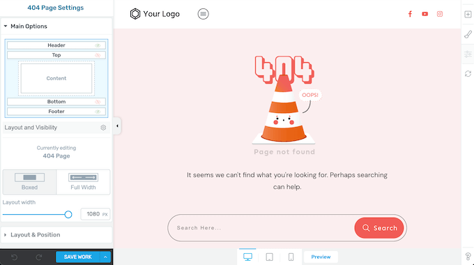 Creating a custom 404 page using the Thrive Theme Builder Creating a custom 404 page using the Thrive Theme Builder