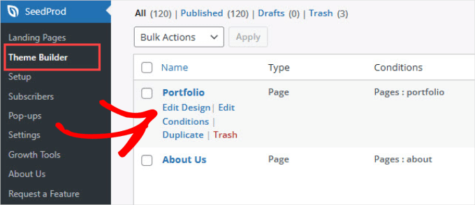 ポートフォリオページを編集 ポートフォリオページを編集