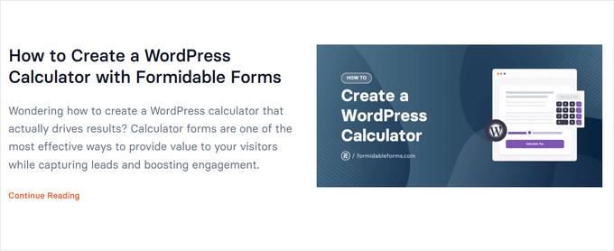 The Formidable Forms WordPress blog