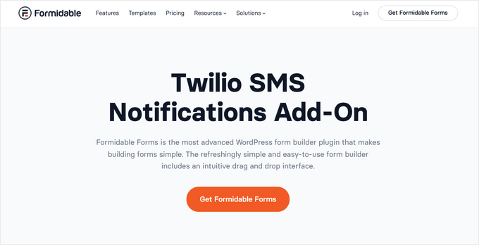 Formidable Twilio addon