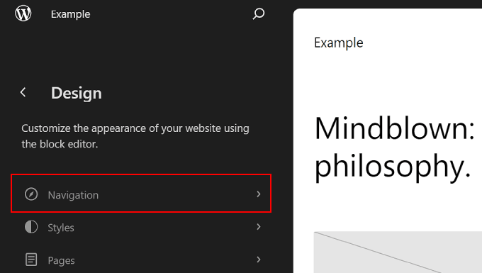 Selecting Navigation in WordPress Full Site Editing Selecting Navigation in WordPress Full Site Editing