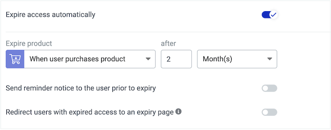 Aggiungere una data di scadenza ai tuoi corsi Thrive Apprentice