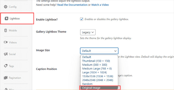 Envira Galleryのライトボックス Envira Galleryのライトボックス