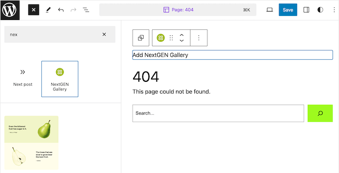 Adicionando uma galeria a um tema WordPress habilitado para blocos usando o editor de site completo (FSE)