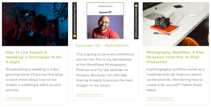 O blog do NextGEN Gallery para WordPress