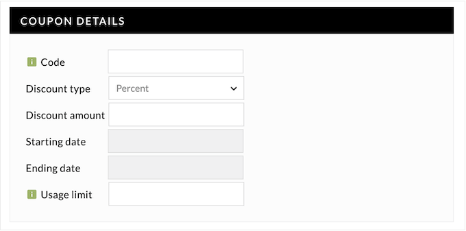Criando códigos de cupom usando o plugin NextGEN Gallery para WordPress
