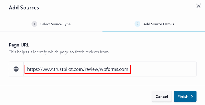Inserting the Trustpilot URL into the Reviews Feed pro plugin Inserting the Trustpilot URL into the Reviews Feed pro plugin