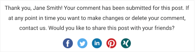Showing a post-comment popup or action to the people who visit your website Showing a post-comment popup or action to the people who visit your website