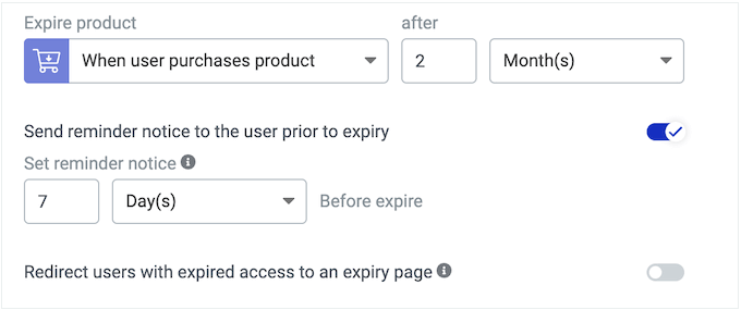 Notificare ai discenti la scadenza di un corso