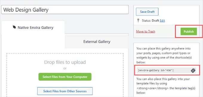 Envira Galleryでギャラリーを公開 Envira Galleryでギャラリーを公開