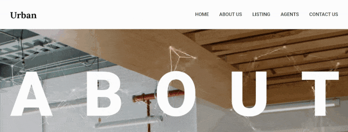 Exemplu de fundal animat cu particule realizat cu SeedProd