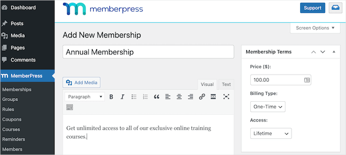 How to sell membership subscriptions using WordPress