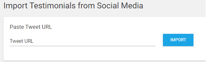 Automatically turn social media posts into user testimonials Automatically turn social media posts into user testimonials