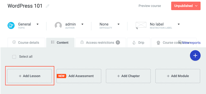 Come creare lezioni online utilizzando Thrive Apprentice