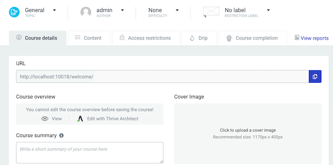 Come creare una pagina di panoramica del corso in WordPress