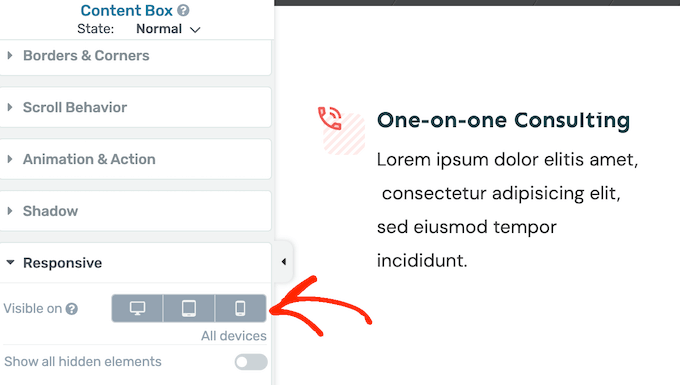 Creating a unique mobile layout for smartphones and tablets Creating a unique mobile layout for smartphones and tablets