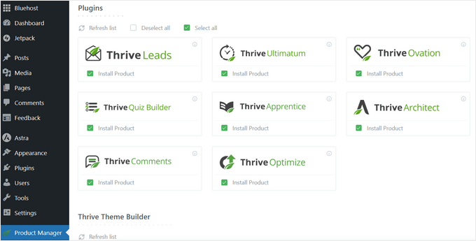 Installing plugins using Thrive Themes Suite Installing plugins using Thrive Themes Suite