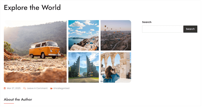 Adding a travel gallery to your website using Envira Gallery for WordPress