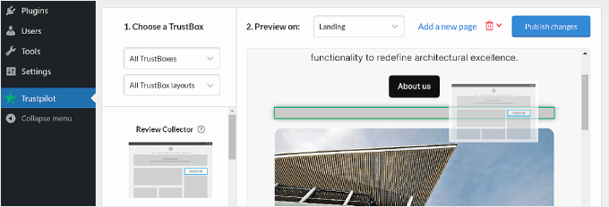 Adding a Trustpilot TrustBox widget in WordPress Adding a Trustpilot TrustBox widget in WordPress