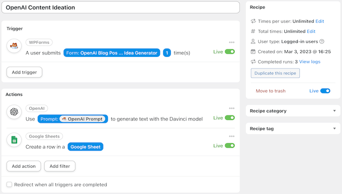 Conectando WordPress a OpenAI y ChatGPT usando Uncanny Automator Conectando WordPress a OpenAI y ChatGPT usando Uncanny Automator