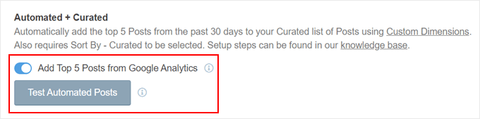 Adding top 5 posts based on GA data in MonsterInsights Adding top 5 posts based on GA data in MonsterInsights
