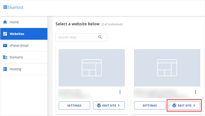 Accessing the WordPress dashboard from Bluehost Accessing the WordPress dashboard from Bluehost