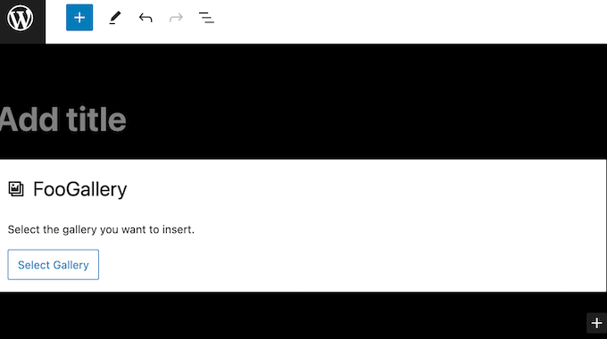 Lägga till ett galleri på din WordPress-webbplats med ett block