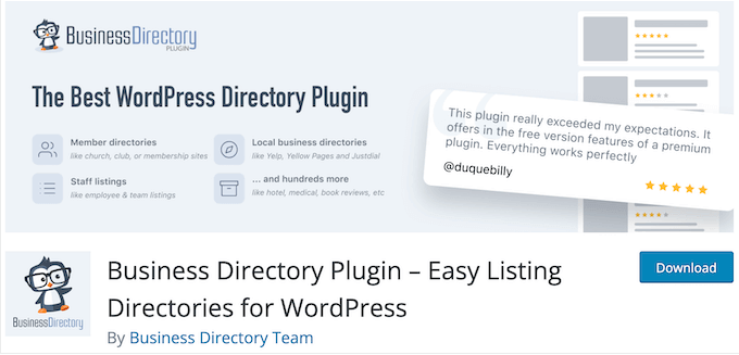 The free Business Directory Plugin for WordPress The free Business Directory Plugin for WordPress