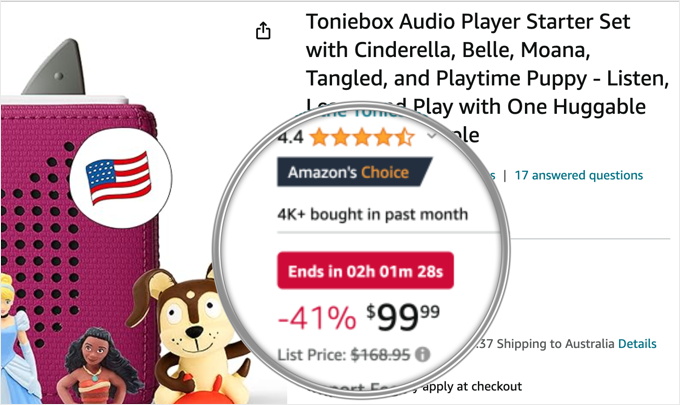 Timer Conto alla Rovescia su Amazon