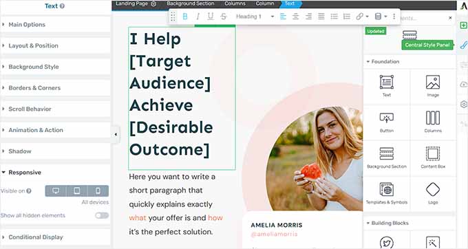 Thrive Architect Builder