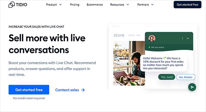 Tidio live chat Tidio live chat