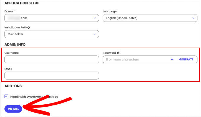 Install wordpress Install wordpress