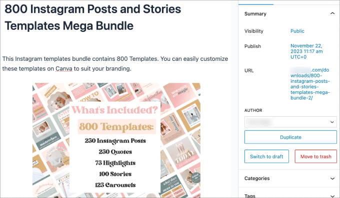 Canva template EDD Canva template EDD