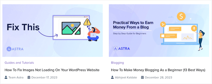 The Astra blog The Astra blog