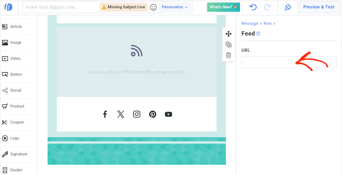 RSSフィードから自動的にニュースレターを作成する RSSフィードから自動的にニュースレターを作成する