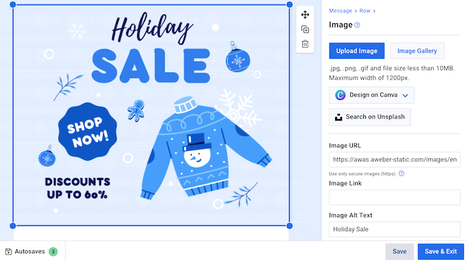 ドラッグ&ドロップ式のメールビルダー ドラッグ&ドロップ式のメールビルダー