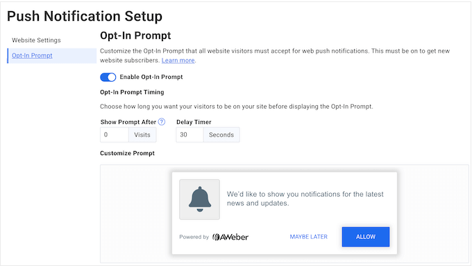 ウェブサイト、ブログ、またはオンラインストア向けのウェブプッシュ通知を作成する ウェブサイト、ブログ、またはオンラインストア向けのウェブプッシュ通知を作成する