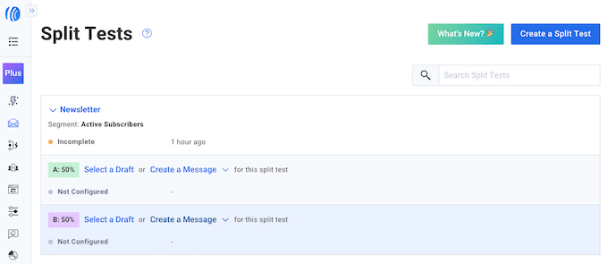 AWeber を使用した A/B スプリットテストの実行方法 AWeber を使用した A/B スプリットテストの実行方法