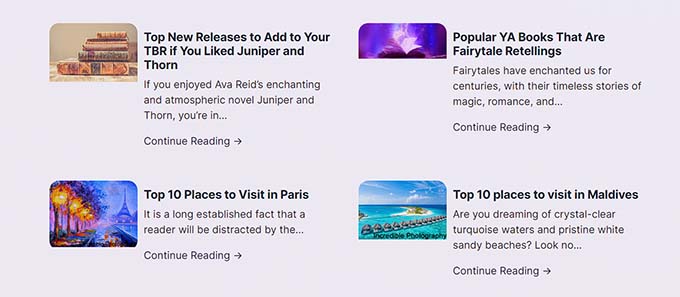 Modifier la longueur des extraits Modifier la longueur des extraits