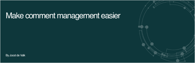 Bannière du plugin Comment Hacks