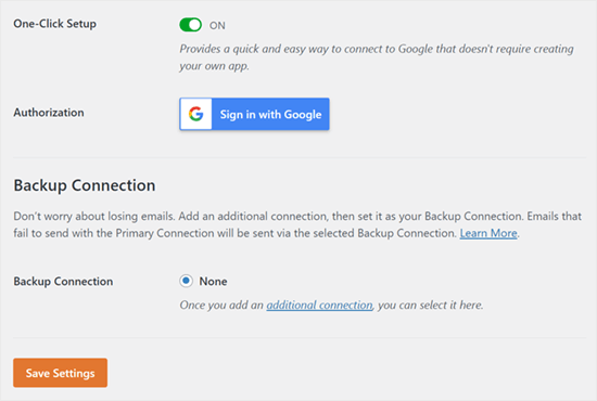 Setting up Gmail on WP Mail SMTP Setting up Gmail on WP Mail SMTP