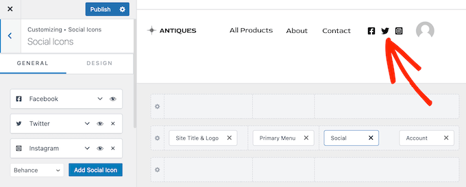 Adding social icons to your website using the Astra theme Adding social icons to your website using the Astra theme
